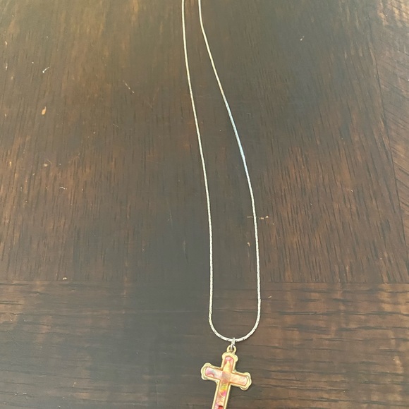 3 costume necklaces glass bead and cross - Picture 8 of 16